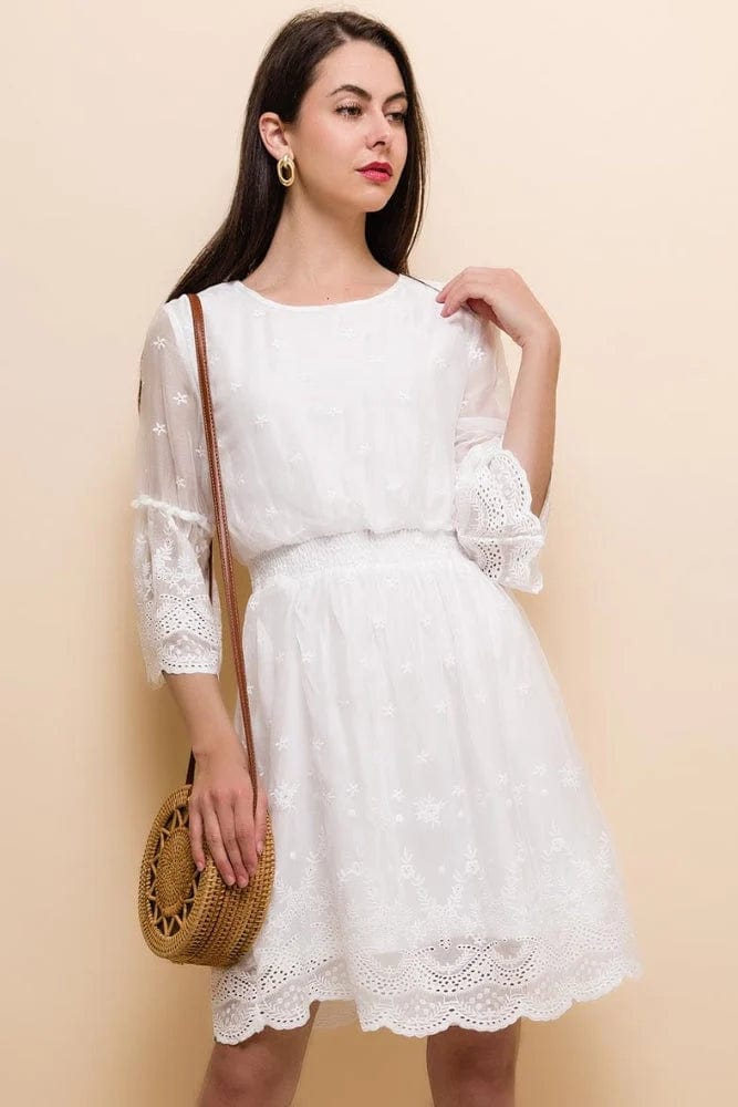 Chic Ibiza Mini Dress – Women's Boho Summer Party & Holiday Dress | Meave & Ivy