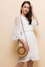 Chic Ibiza Mini Dress – Women's Boho Summer Party & Holiday Dress | Meave & Ivy