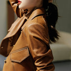 Leather-Look Autumn Jacket – Premium Finish