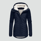 Fleece Lined Winter Jacket with Hood – Warm Everyday Coat