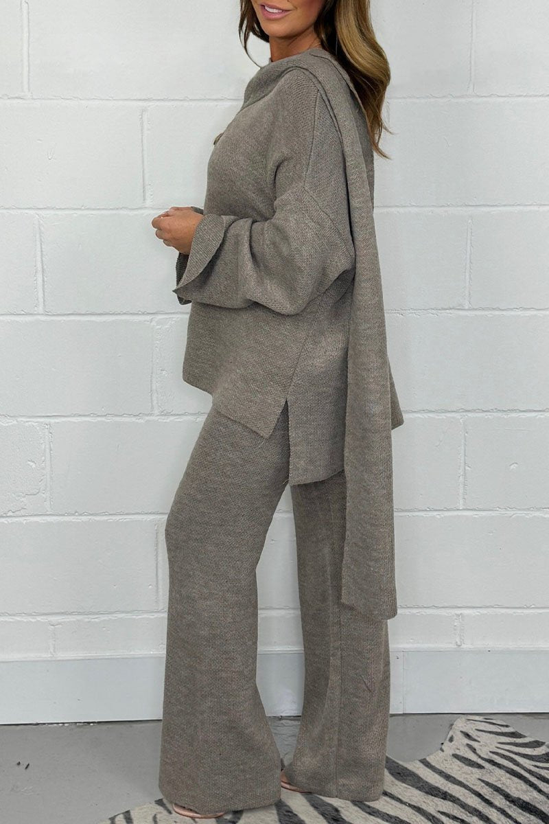 Knitted Jumper and Scarf Set – Coordinated Winter Duo