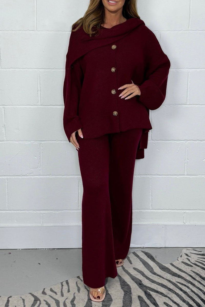 Knitted Jumper and Scarf Set – Coordinated Winter Duo