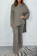 Knitted Jumper and Scarf Set – Coordinated Winter Duo