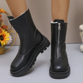 Insulated Winter Boots in Black – Durable Comfort