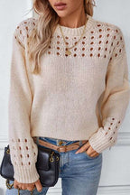 Soft Jumper with Cut-Out Detail – Chic Warm Knit