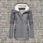 Fleece Lined Winter Jacket with Hood – Warm Everyday Coat