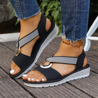 Gold Strappy Sandals – Luxury Metallic Evening Sandal | Meave & Ivy
