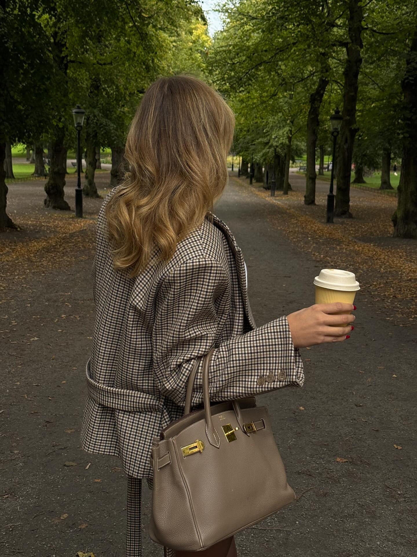 Retro Wool-Blend Jacket - Brown