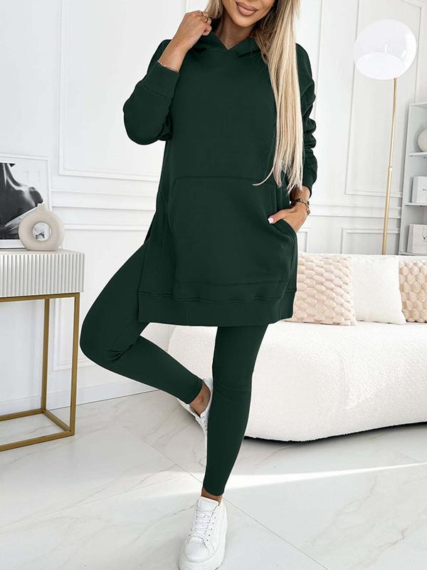 Women's Longline Hoodie and Leggings Set