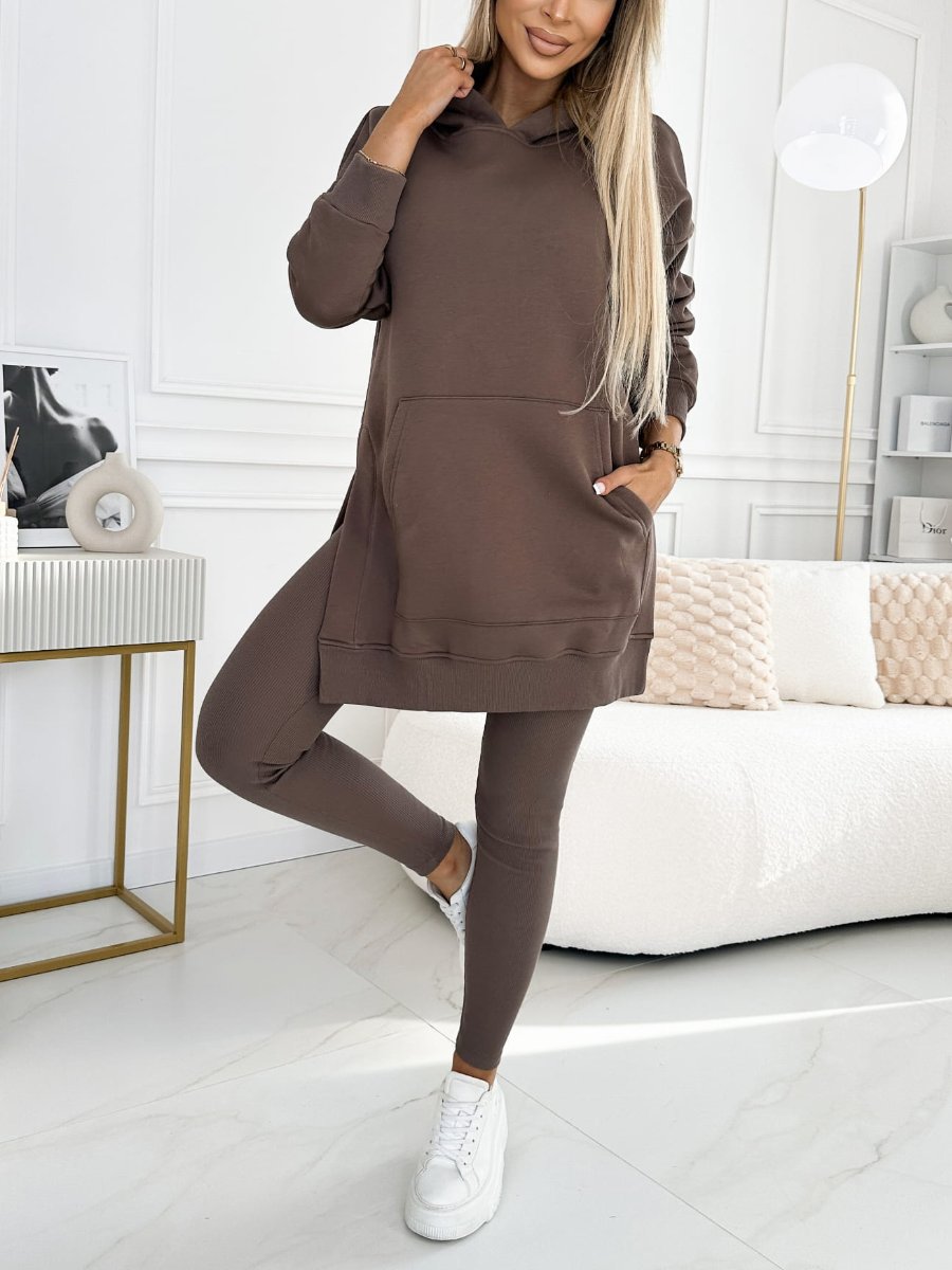 Women's Longline Hoodie and Leggings Set