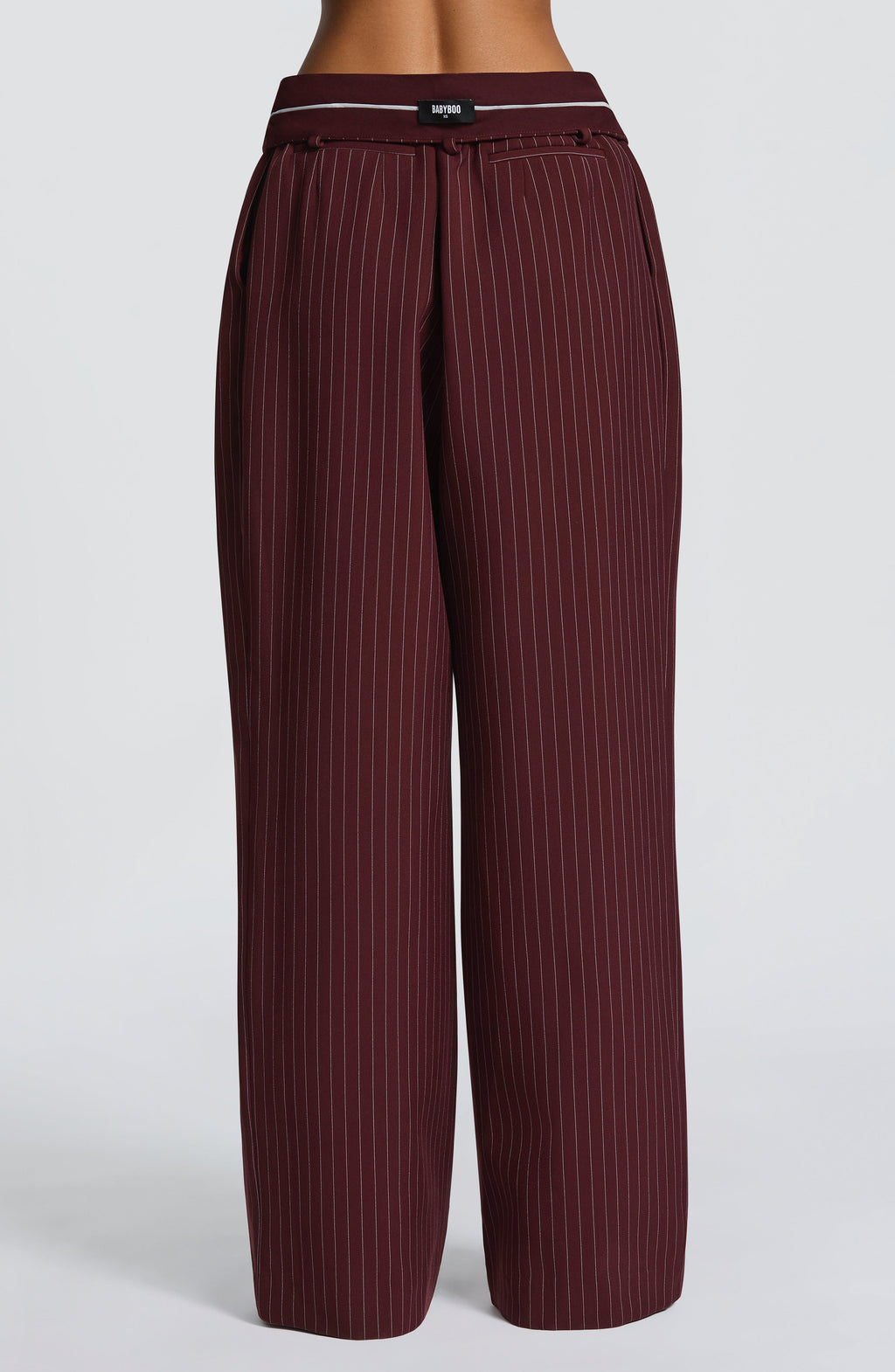 Ivory High-Waist Wide-Leg Tailored Trousers | Meave & Ivy
