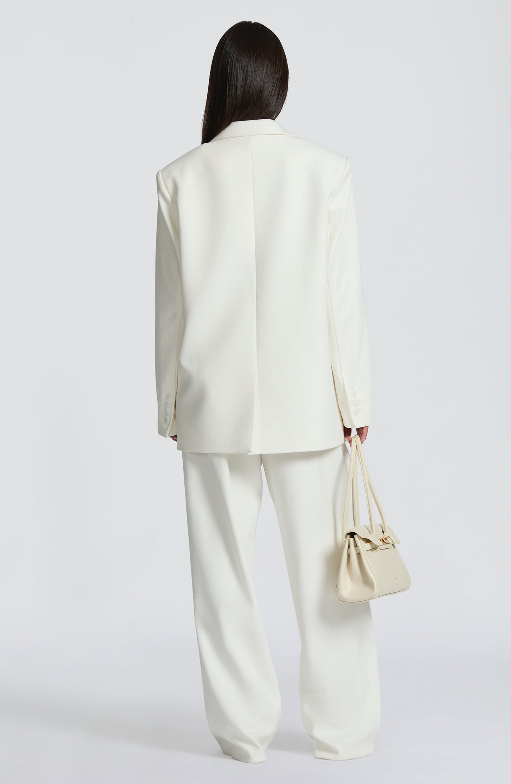Camel High-Waist Wide-Leg Tailored Trousers | Meave & Ivy