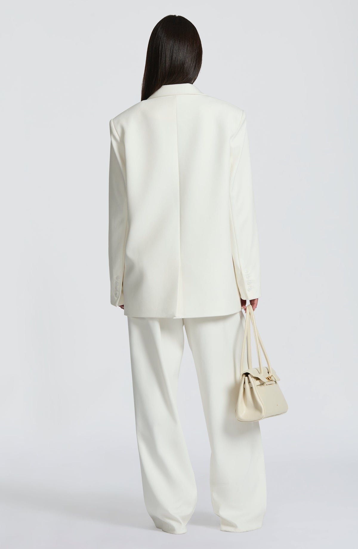 Camel High-Waist Wide-Leg Tailored Trousers | Meave & Ivy