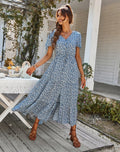 Bohemian V-Neck Dress – Women's Boho Summer Beach & Holiday Dress | Meave & Ivy