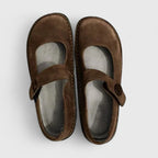 Leather Mary Jane Orthopedic Flats