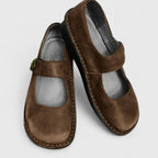Leather Mary Jane Orthopedic Flats