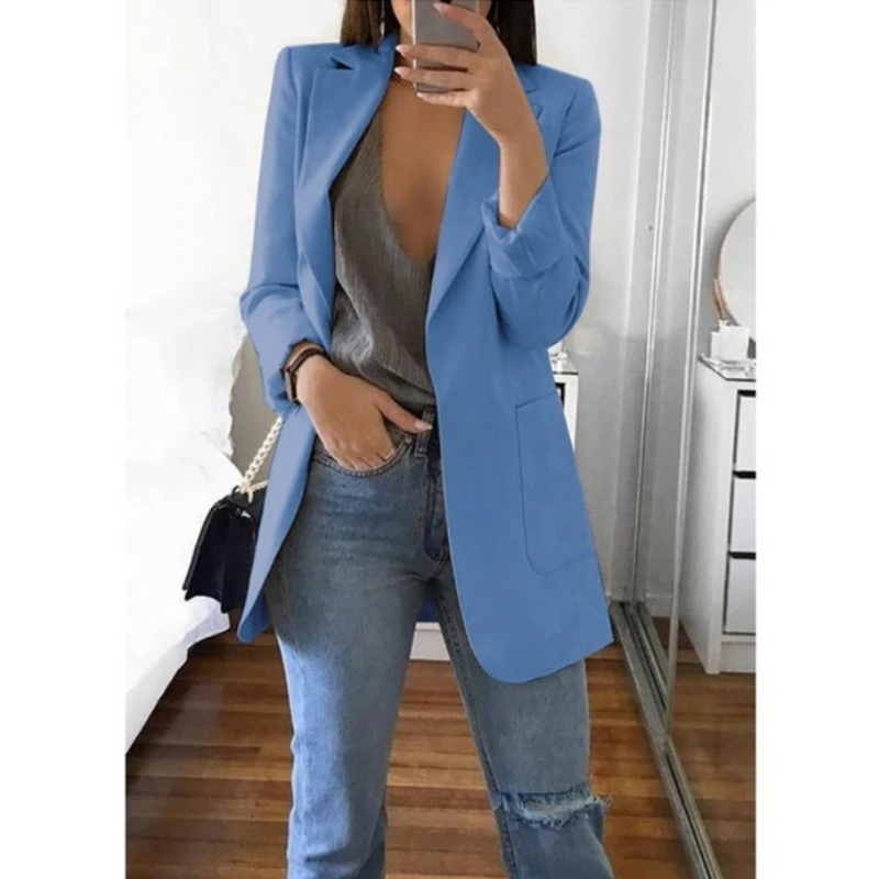 Longline Blazer in 12 Colours – Statement Colour Blazer