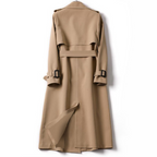 Elegant Long Coat with Double Buttons – Timeless Winter Coat