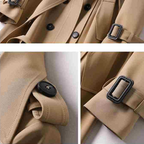 Elegant Long Coat with Double Buttons – Timeless Winter Coat
