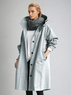 Water-Repellent Trench Coat – Relaxed Fit to 5XL