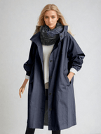 Water-Repellent Trench Coat – Relaxed Fit to 5XL