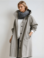 Water-Repellent Trench Coat – Relaxed Fit to 5XL