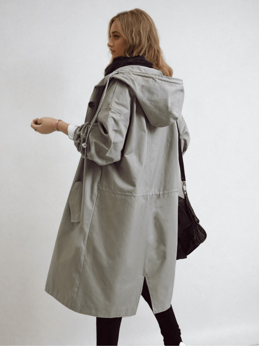 Water-Repellent Trench Coat – Relaxed Fit to 5XL
