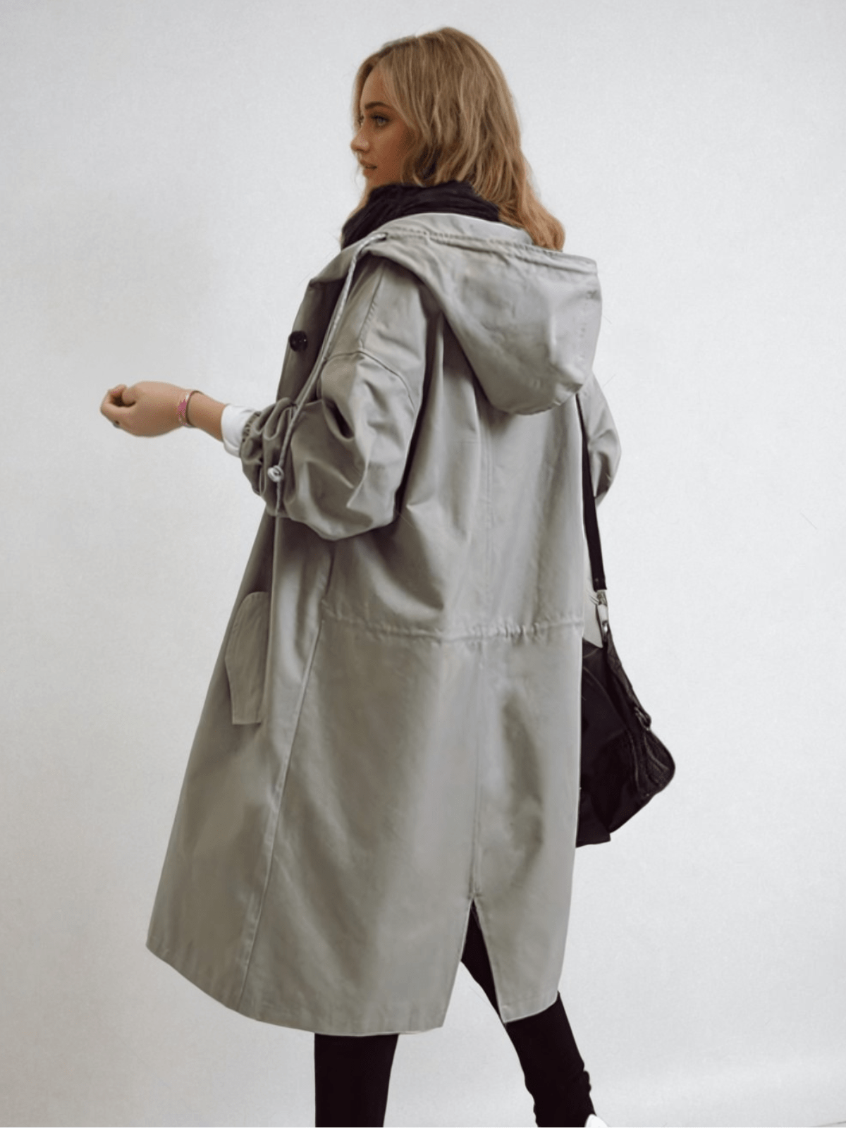 Water-Repellent Trench Coat – Relaxed Fit to 5XL