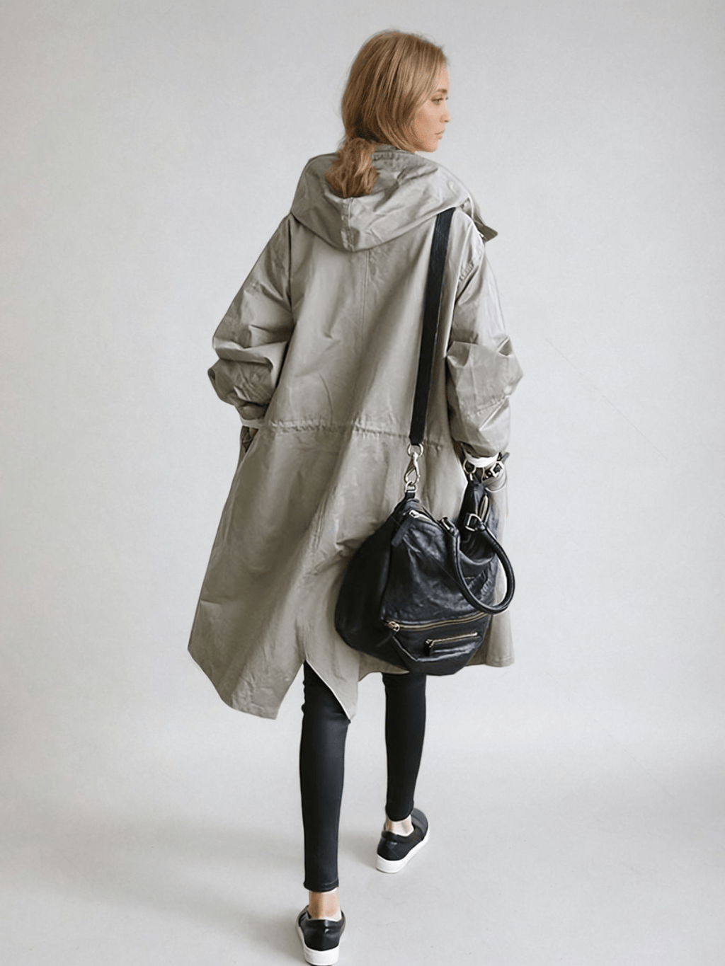 Water-Repellent Trench Coat – Relaxed Fit to 5XL