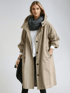 Water-Repellent Trench Coat – Relaxed Fit to 5XL