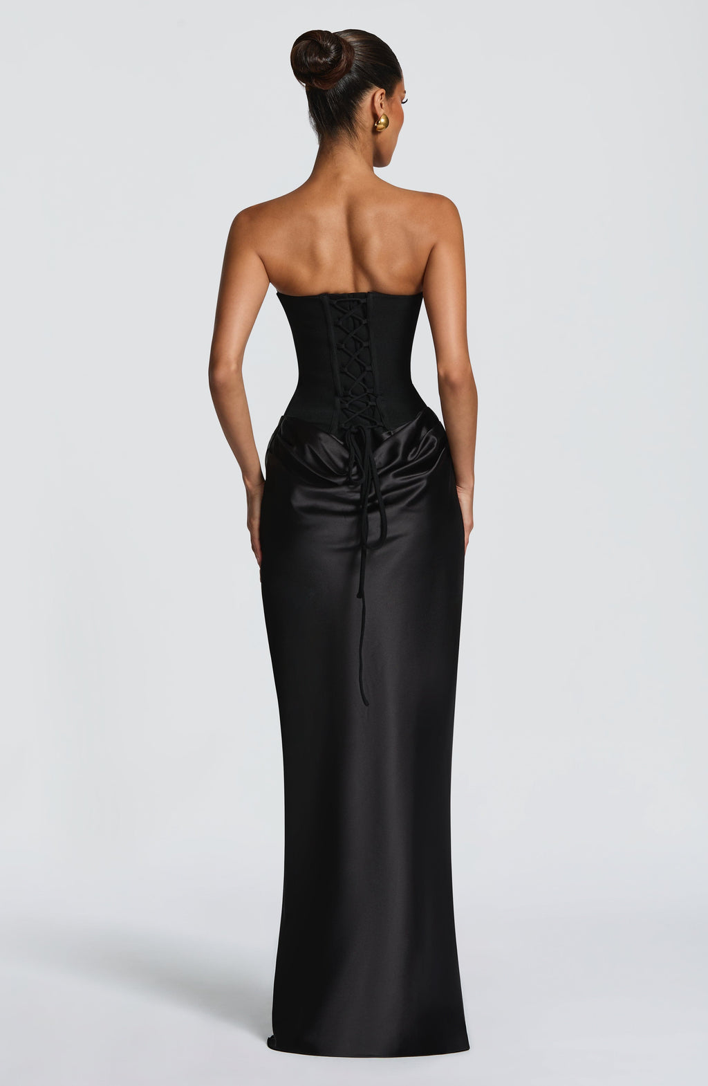 Black Knot Maxi Dress – Elegant Evening Gown | Meave & Ivy