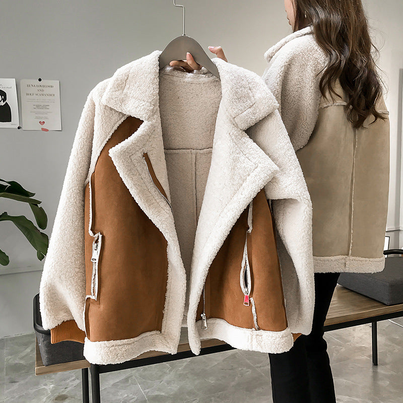 Suede-Look Winter Jacket – Warm Refined Finish