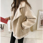 Suede-Look Winter Jacket – Warm Refined Finish