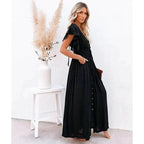 Black Ibiza Maxi Dress – Women's Boho Summer Beach & Holiday Dress | Meave & Ivy