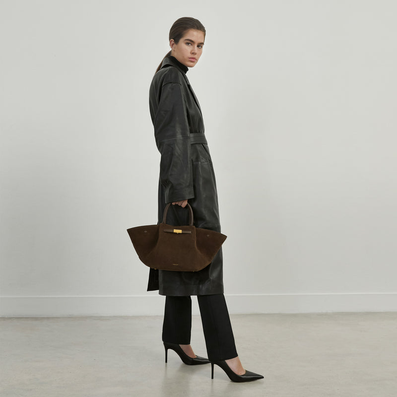 Suede Tote Bag in Small & Large – Luxury Handbag