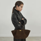 Suede Tote Bag in Small & Large – Luxury Handbag