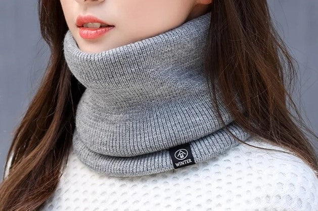 Warm Knitted Neck Warmer – Soft Snood in 3 Colours