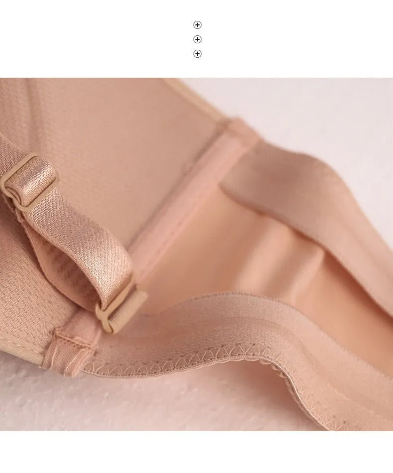 Women's Reinforced Strapless Bra with Push-Up Effect
