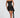 Black Tailored Mini Dress – Elegant Structured Occasion Dress | Meave & Ivy
