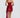 Deep Red Tailored Mini Dress – Elegant Structured Occasion Dress | Meave & Ivy