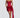Deep Red Tailored Mini Dress – Elegant Structured Occasion Dress | Meave & Ivy