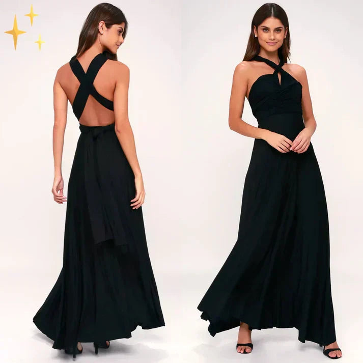 Convertible Wrap Dress with Adjustable Straps | Meave & Ivy