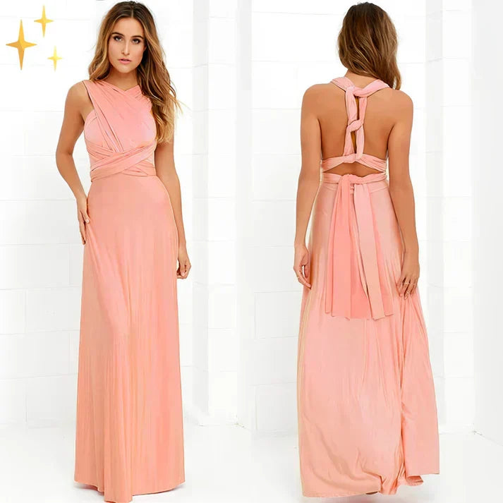 Convertible Wrap Dress with Adjustable Straps | Meave & Ivy