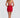 Red Floral Corset Mini Dress – Appliqué Statement Dress | Meave & Ivy