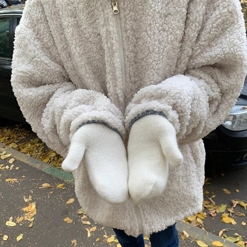 Warm Plush Mittens – Soft Fluffy Winter Mittens in 9 Colours