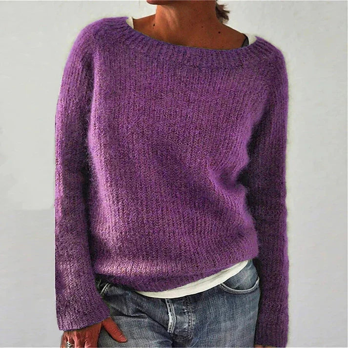 Classic Knitted Jumper – Warm Everyday Knit in 7 Colours