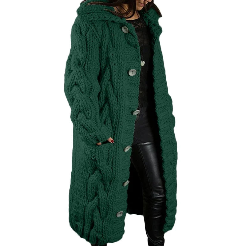 Chunky Knit Cardigan – Thick Cosy Cardigan in 10 Colours
