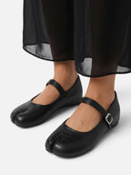 Tabi Split-Toe Mary Janes with Buckle Strap