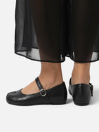 Tabi Split-Toe Mary Janes with Buckle Strap