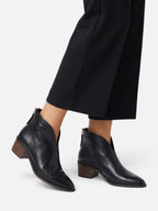 Pointed Toe Ankle Boots – Vegan Leather